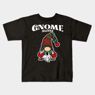 Funny Gnome alone Kids T-Shirt